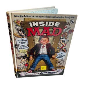 BOOK Inside MAD Hardcover Book MAD Magazine Spoofs Picks Fold-out Poster